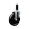 Service Caster 5'' SS Phenolic Wheel Swivel 1-1/8'' Expanding Stem Caster SCC-SSEX20S514-PHS-118 - alternate 1